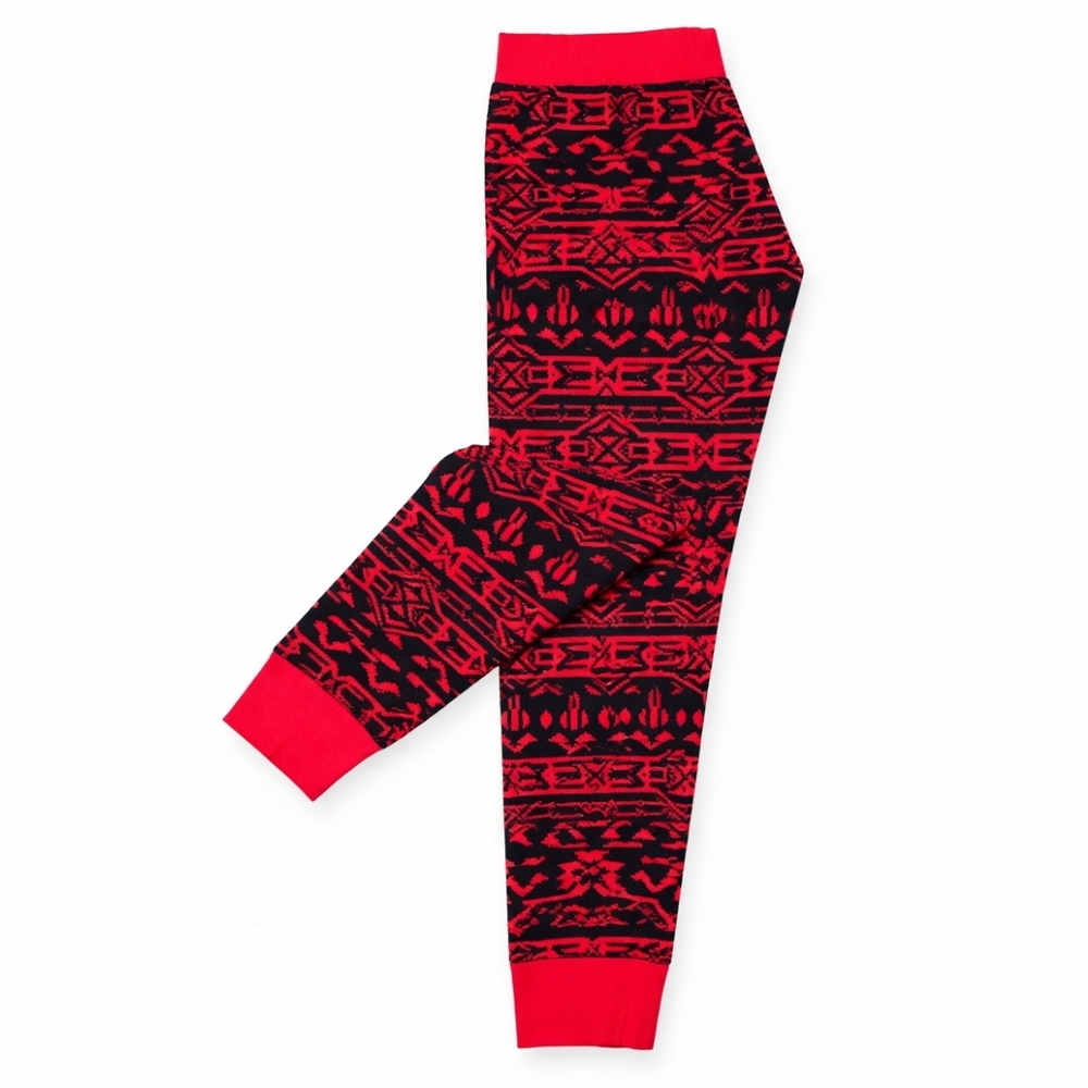 NWT Columbia Holly Hideaway Leggings S – Red Black Aztec Print, Pockets